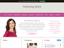 Tablet Screenshot of nurturingspirit.co.uk
